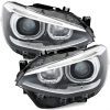 چراغ جلو بی ام و سری ۱ 3 front headlights for bmw 1 f20f21 xenon look pair